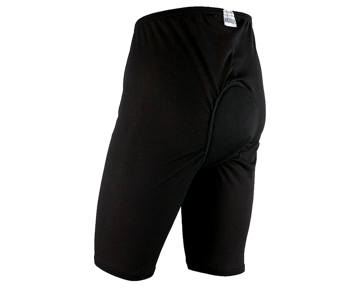 Andiamo Men's Padded Skins Short Liner (Black) (S)